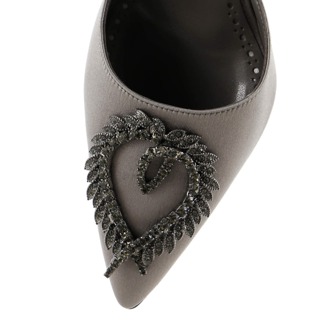 90 Manolo Blahnik Women's Antiphona Slingback Pumps Satin - 5