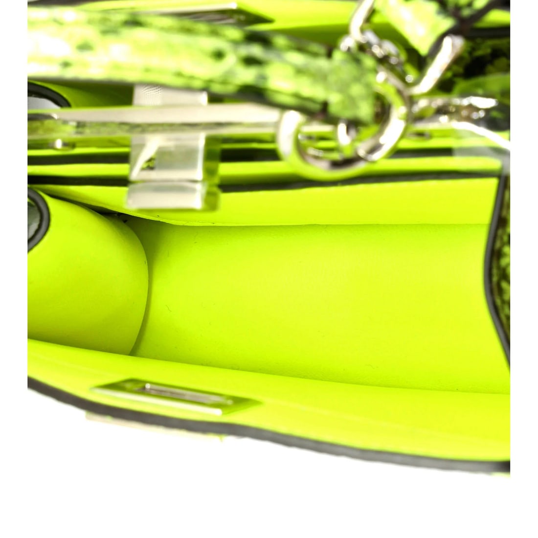 Petite Fendi Peekaboo ISeeU Bag Python - 5