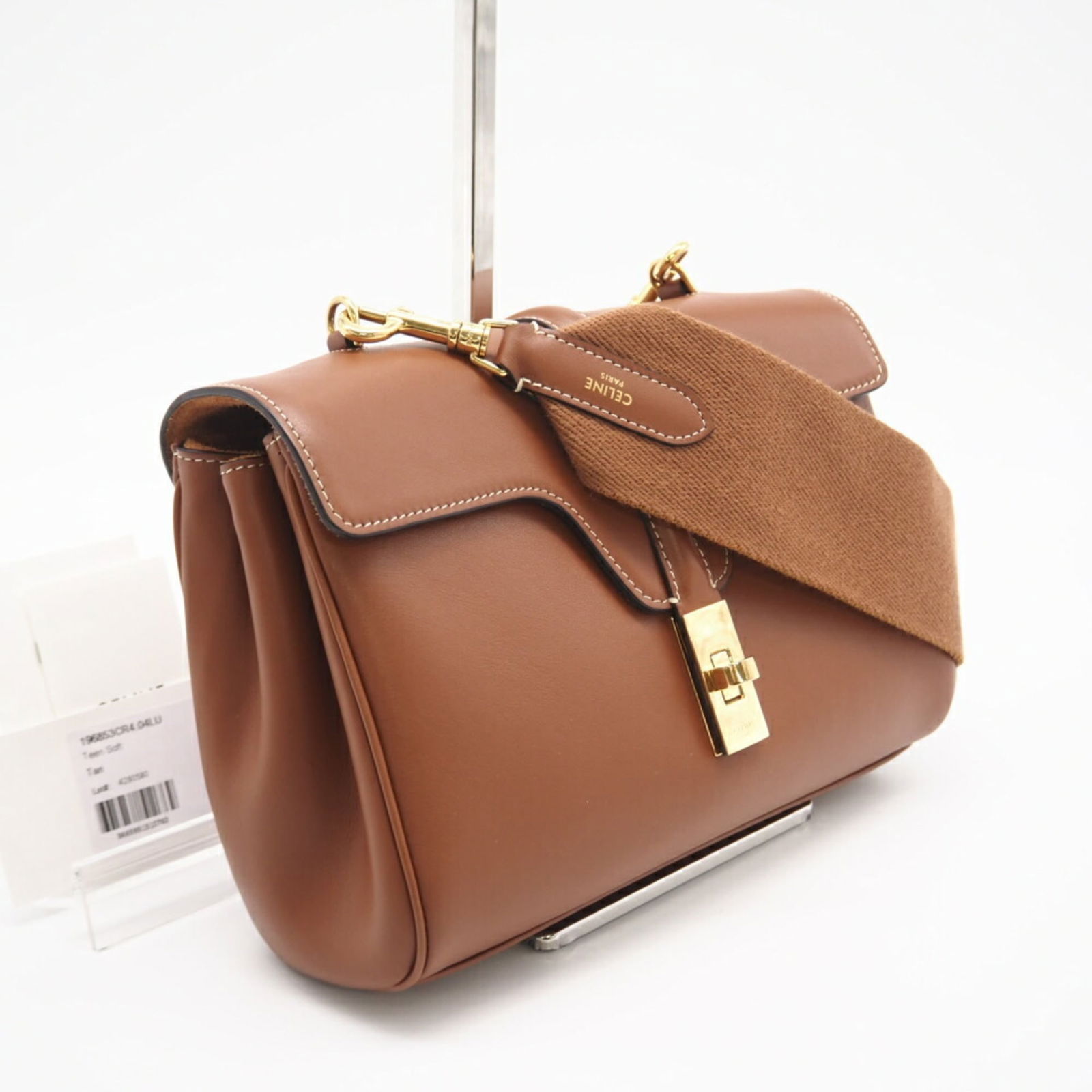 Celine Leather Shoulder Bag - 2