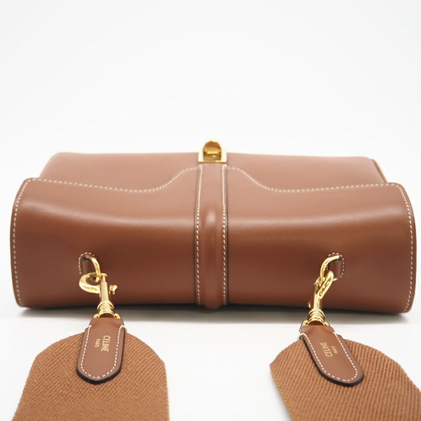 Celine Leather Shoulder Bag - 7