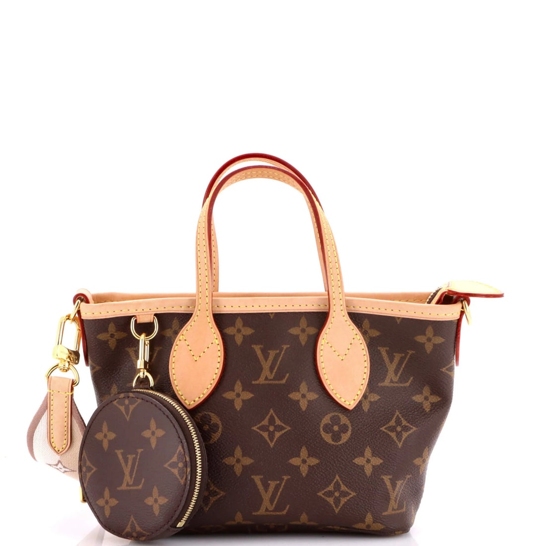 BB Louis Vuitton Neverfull NM Tote Monogram Canvas: BB Louis Vuitton Neverfull NM Tote Monogram Canvas A timeless and stylish Louis Vuitton Neverfull NM tote, crafted from high-quality canvas-coated leather in rich brown hues. This iconic bag boasts