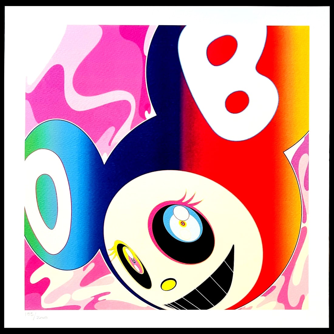 Mori Museum Lithograph Limited Edition 200 - Takashi Murakami: Mori Museum Lithograph Limited Edition 200 - Takashi Murakami A rare and vibrant limited edition lithograph, "And then the rainbow" by renowned Japanese artist Takashi Murakami, is up for grabs.