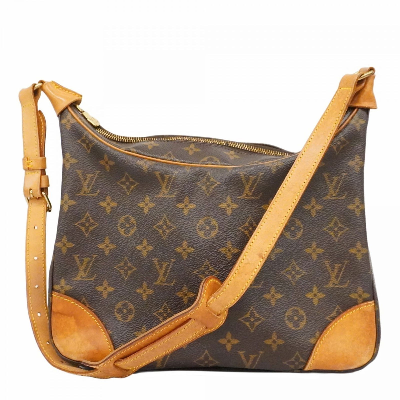 Bag Louis Vuitton Shoulder: Bag Louis Vuitton Shoulder A stylish and timeless piece, this Louis Vuitton shoulder bag boasts the iconic monogram pattern in rich brown leather. With its classic design and spacious interior, it's p