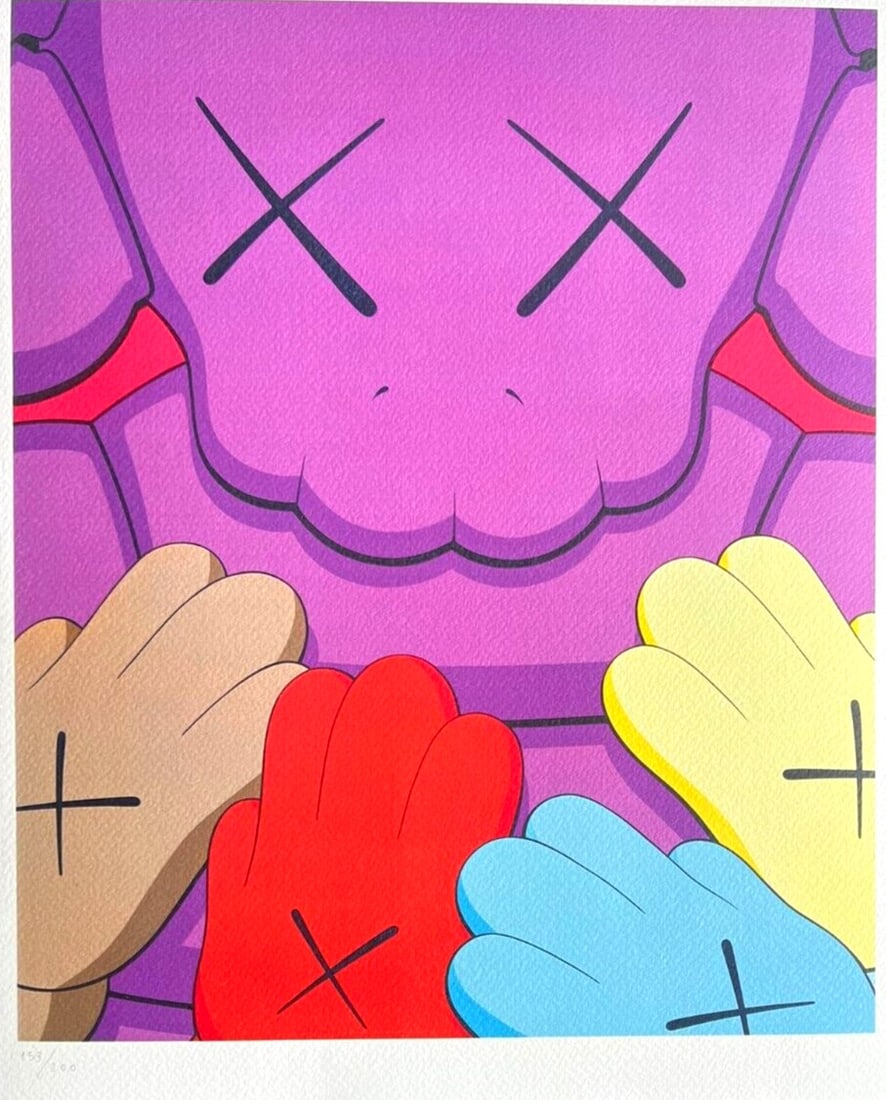 200 Kaws Lithograph Mori Art Museum Limited Edition Rare: 200 Kaws Lithograph Mori Art Museum Limited Edition Rare A highly sought-after collaboration, the 200 Kaws Lithograph Mori Art Museum Limited Edition Rare is a stunning piece of art that showcases