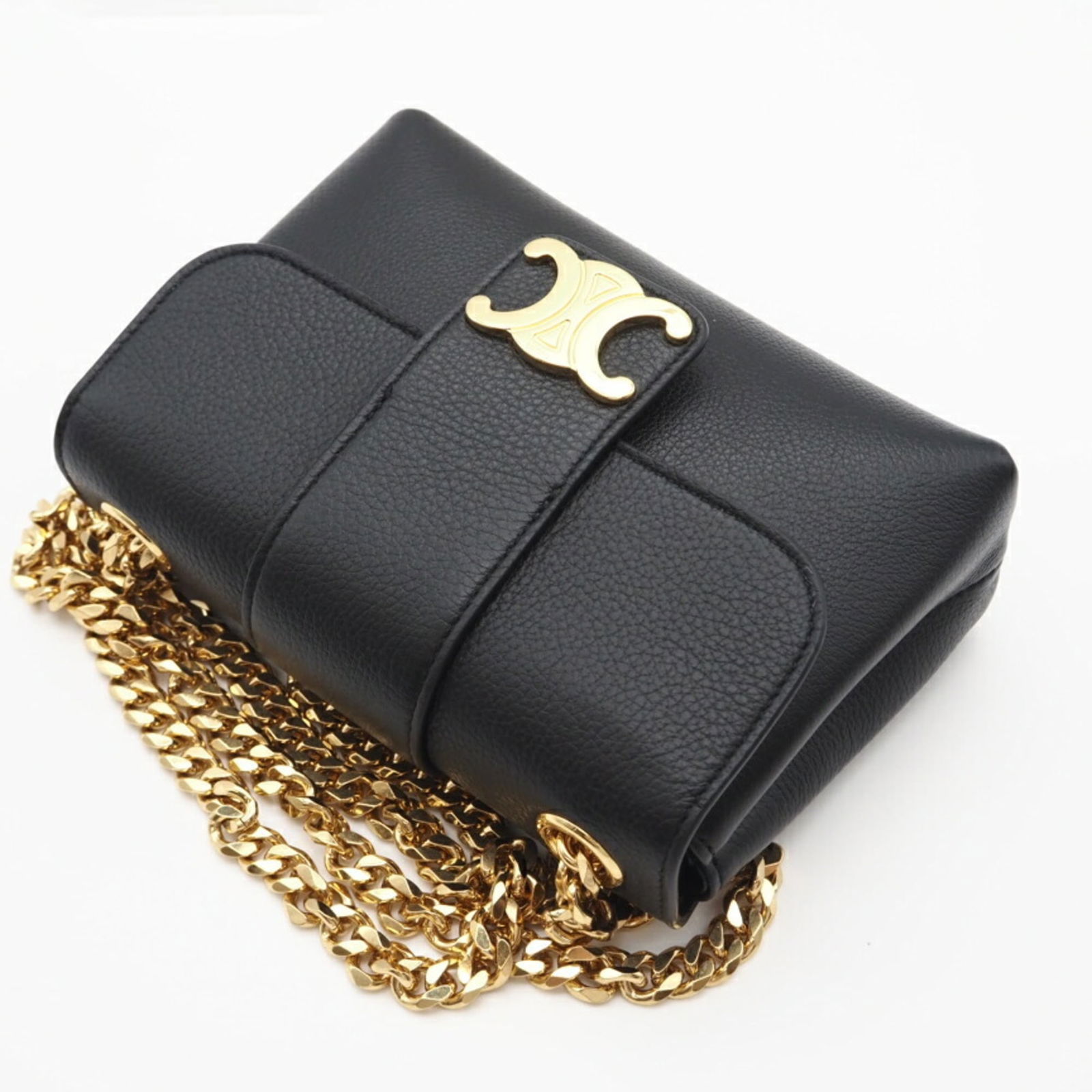 Celine Leather Shoulder Bag - 3