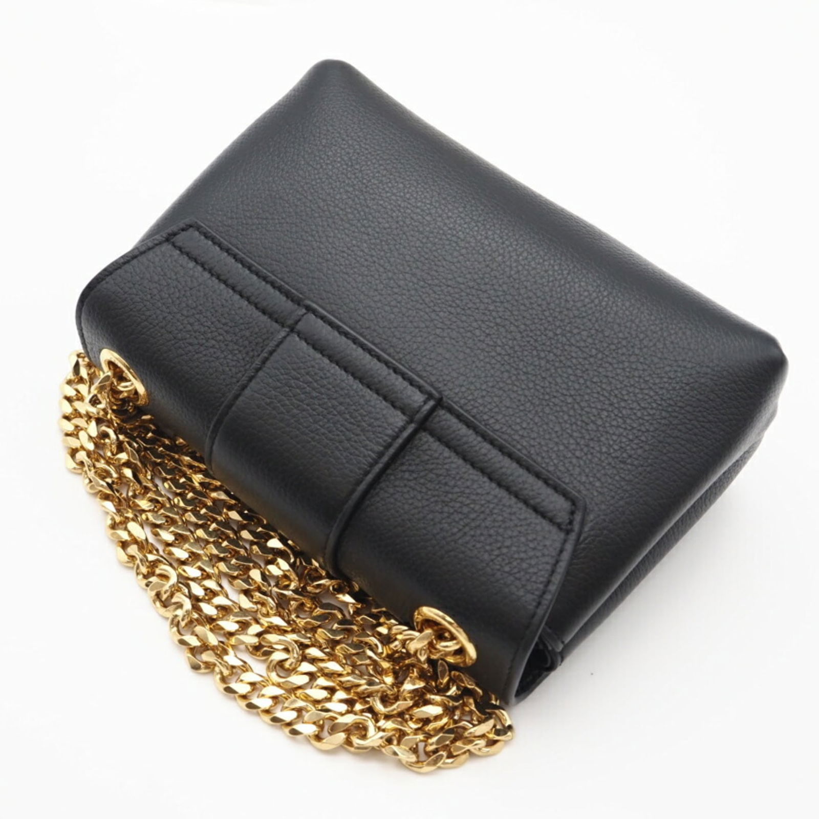 Celine Leather Shoulder Bag - 4