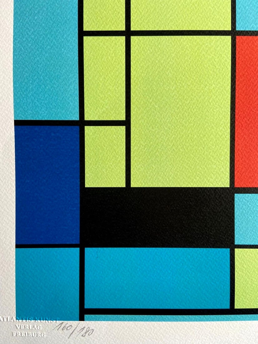 Piet Mondrian Lithograph - 4