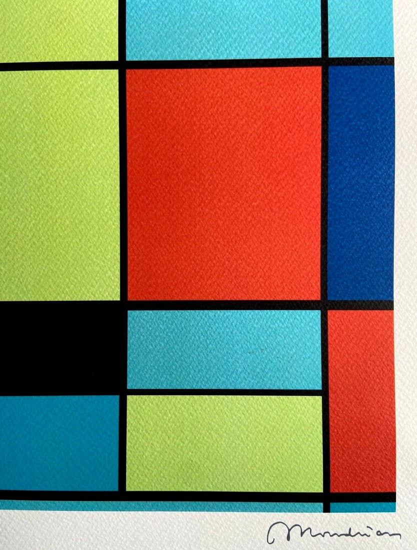Piet Mondrian Lithograph - 5