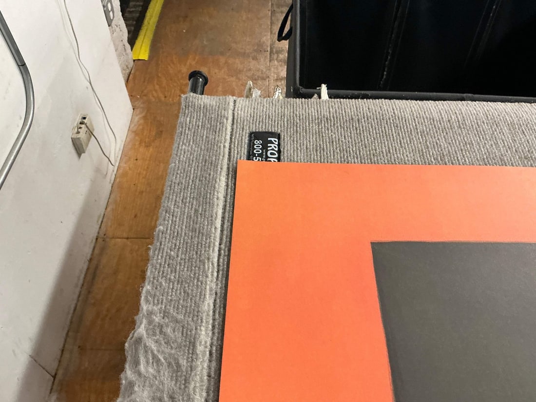 Orange FRANCIS BACON Figure in a room 39.75" x 26" Poster 1980 Expressionism - 12