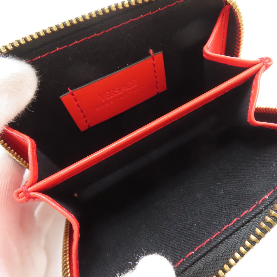 PVC VERSACE LA GRECA Card Case - 4