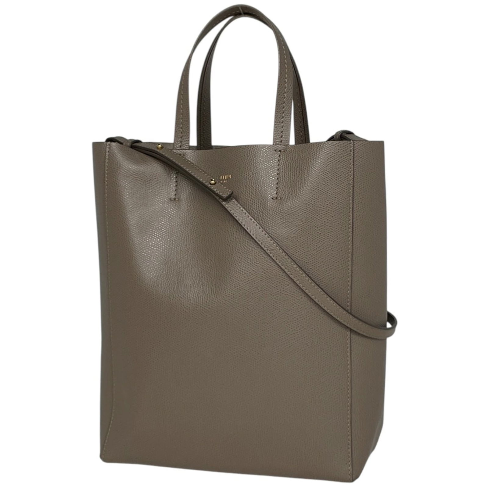Celine Leather Shoulder and Tote Bag: Celine Leather Shoulder and Tote Bag Elevate your everyday style with this pre-loved Celine leather shoulder and tote bag, boasting the iconic brand's signature timeless design. Made from