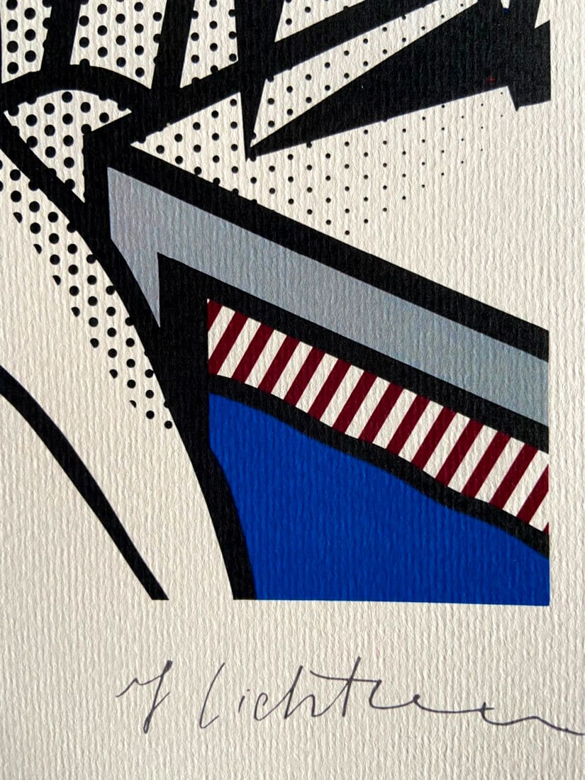Roy Lichtenstein Lithograph #Op - 8