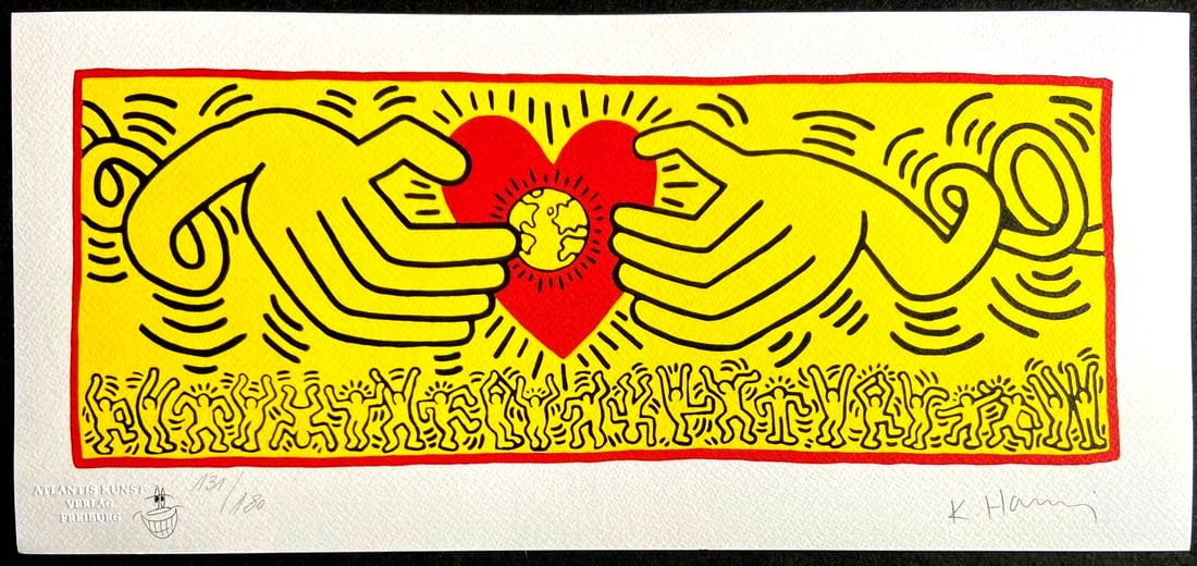 Certificate Keith Haring Lithograph Numbered - 2