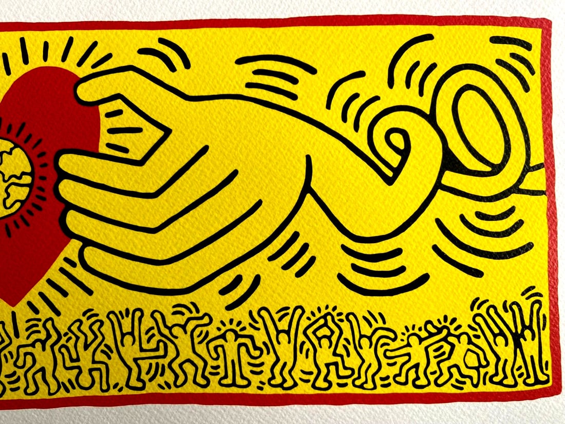 Certificate Keith Haring Lithograph Numbered - 5