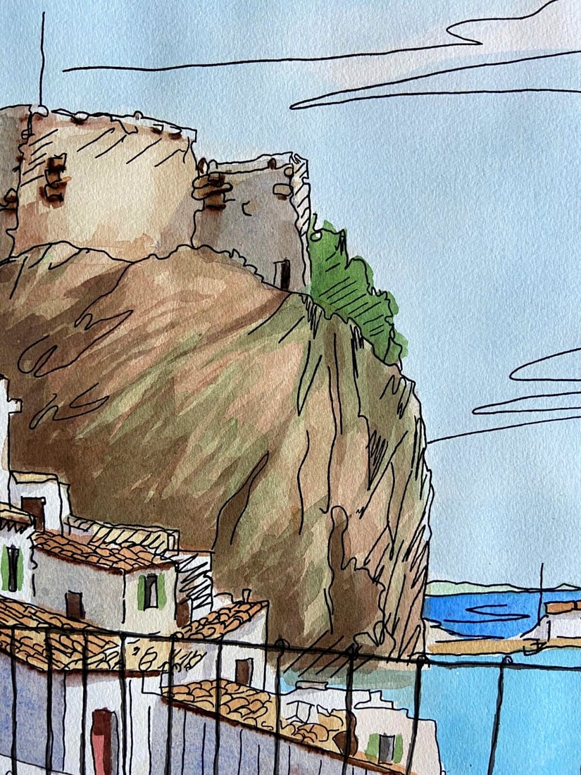 Aldo Riso "Scilla" 60x80 Painted Etching - Authenticated - 6