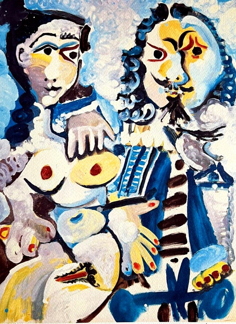 Numbered Pablo Picasso Lithograph Op - 3