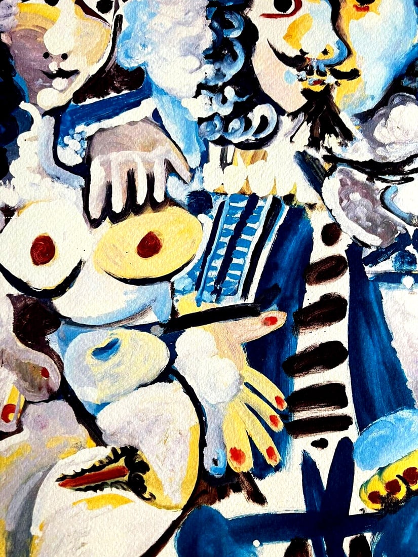 Numbered Pablo Picasso Lithograph Op - 6