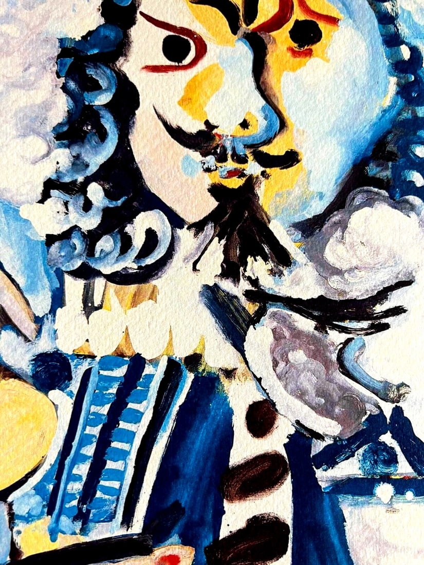 Numbered Pablo Picasso Lithograph Op - 7