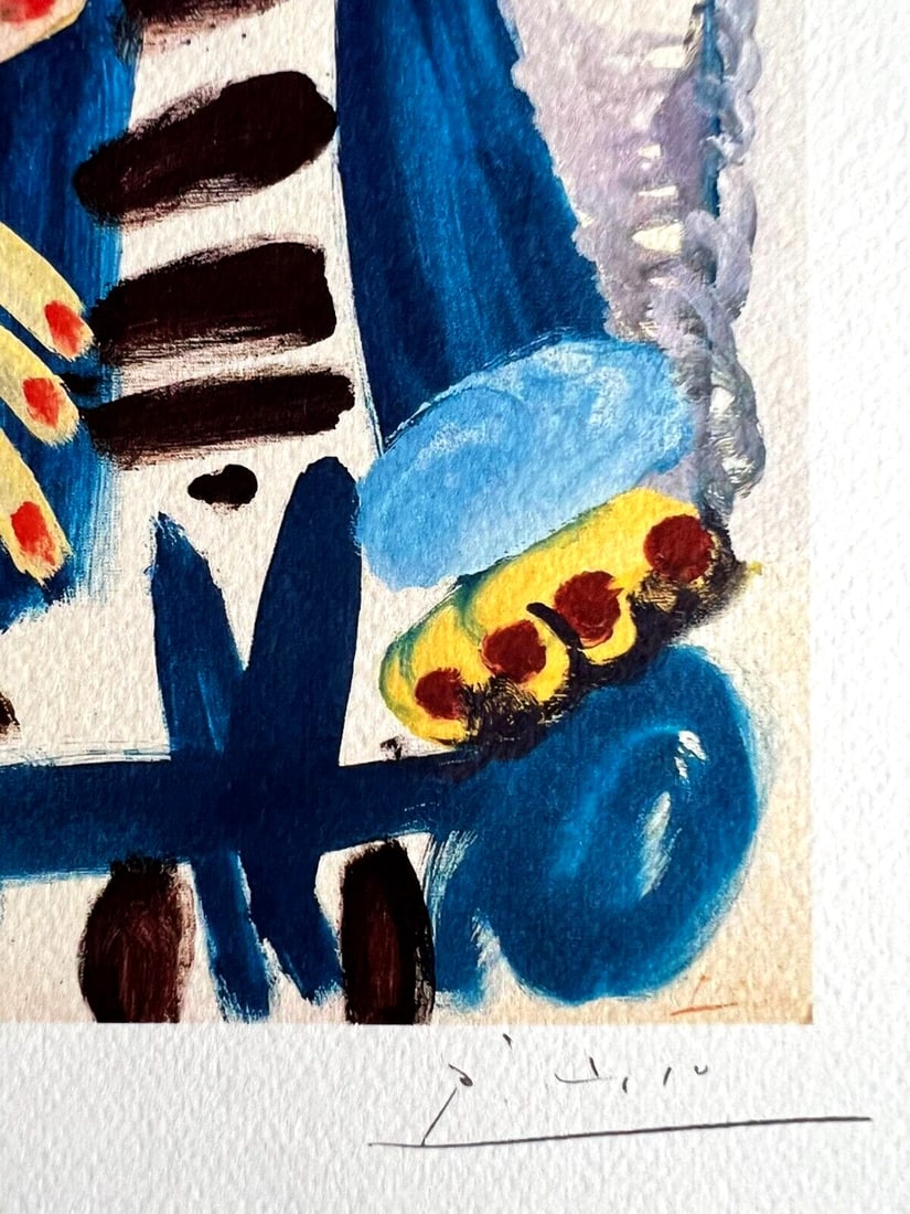 Numbered Pablo Picasso Lithograph Op - 9