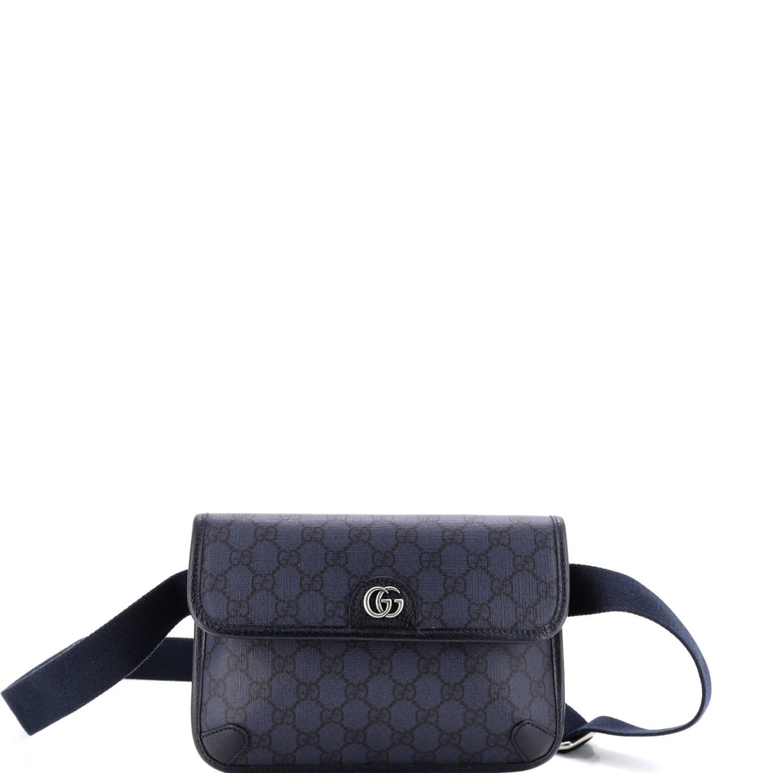 Gucci Flap Belt Bag in GG Coated Canvas and Leather: Gucci Flap Belt Bag in GG Coated Canvas and Leather The Gucci Flap Belt Bag is a timeless piece that exudes luxury and sophistication, thanks to its iconic GG Coated Canvas exterior in a stunning