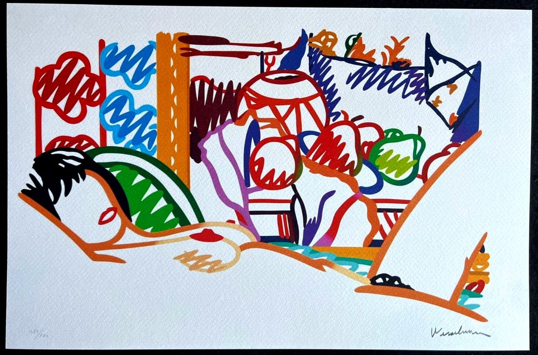 Tom Wesselmann Lithograph #Op (Numbered) (1 of 9)