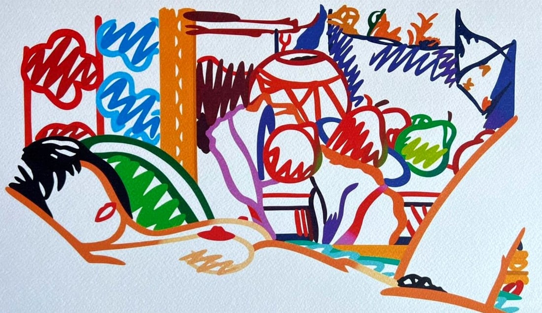 Tom Wesselmann Lithograph #Op (Numbered) - 3