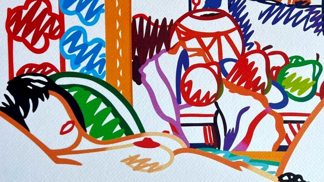 Tom Wesselmann Lithograph #Op (Numbered) - 4