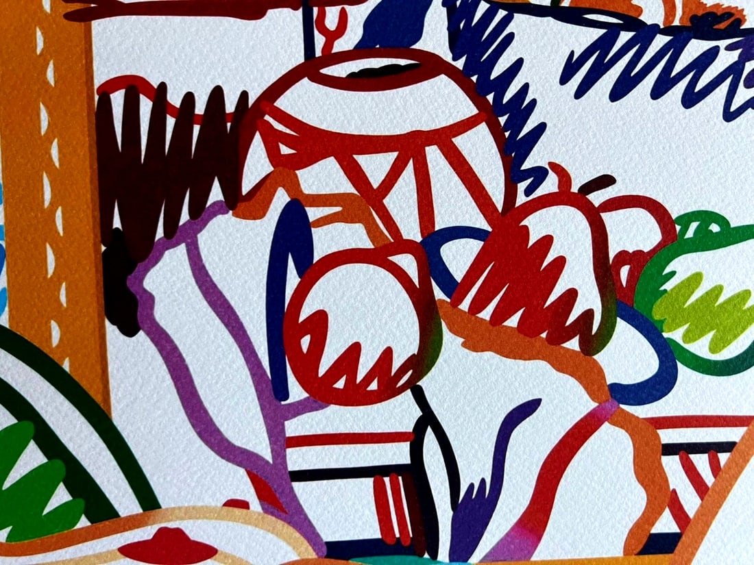 Tom Wesselmann Lithograph #Op (Numbered) - 6