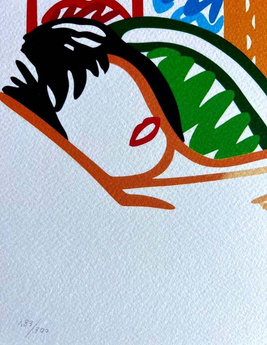 Tom Wesselmann Lithograph #Op (Numbered) - 7