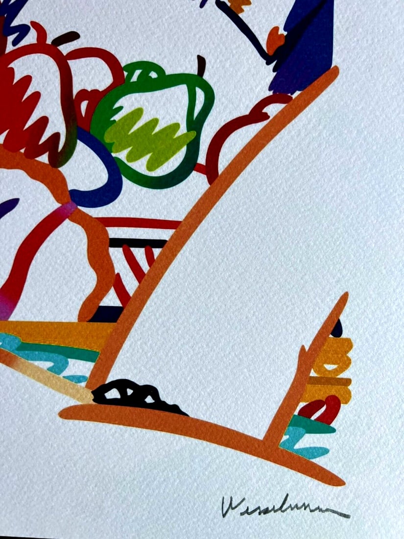 Tom Wesselmann Lithograph #Op (Numbered) - 8