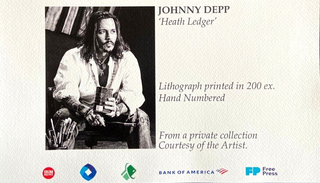 200EX - Johnny Depp Lithograph - 11
