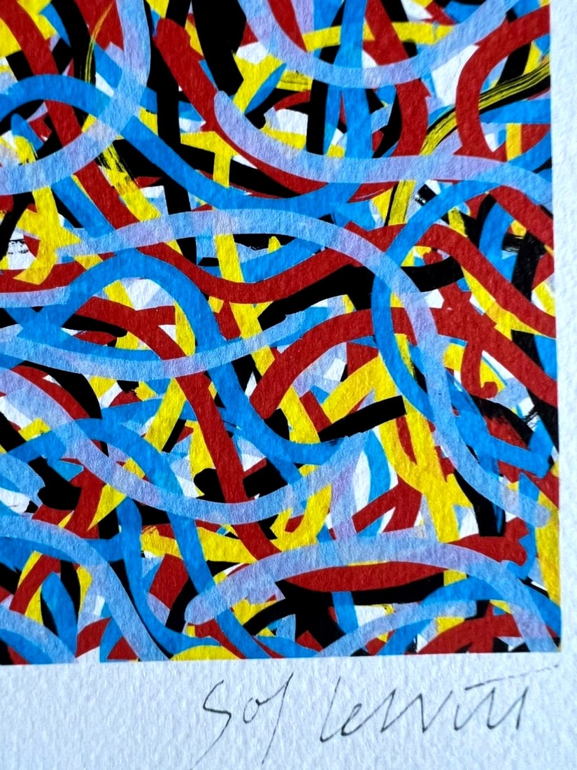 Robert Morris - Sol Lewitt Lithograph Numbered O.P. - 6