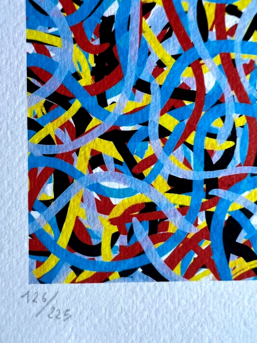 Robert Morris - Sol Lewitt Lithograph Numbered O.P. - 7