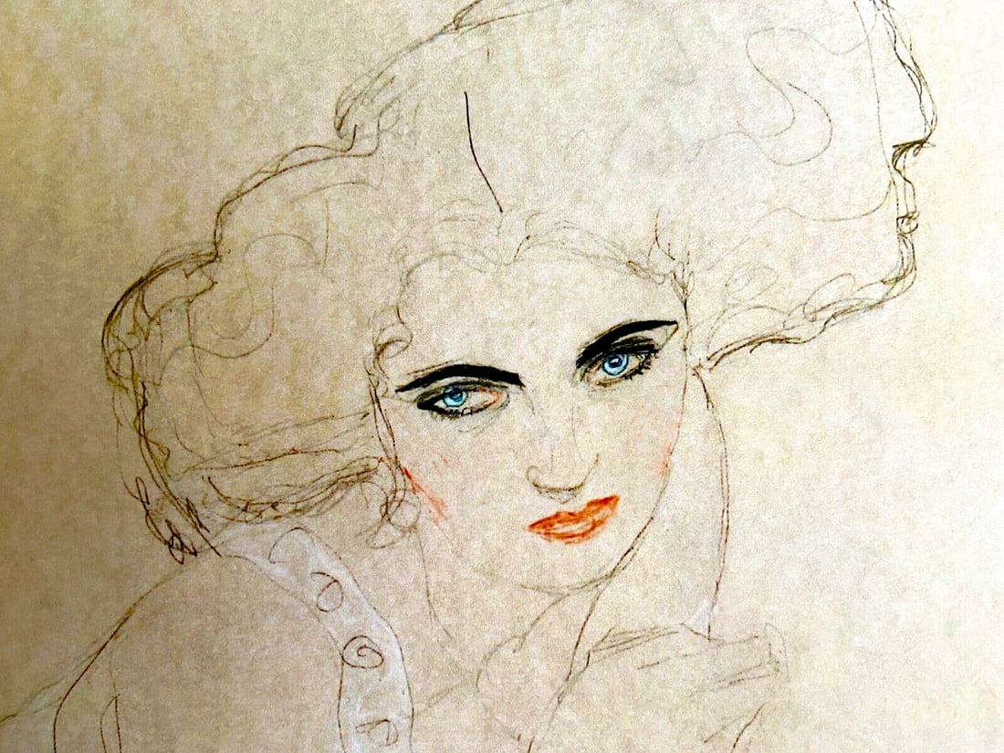 Numbered Gustav Klimt Lithograph - 5