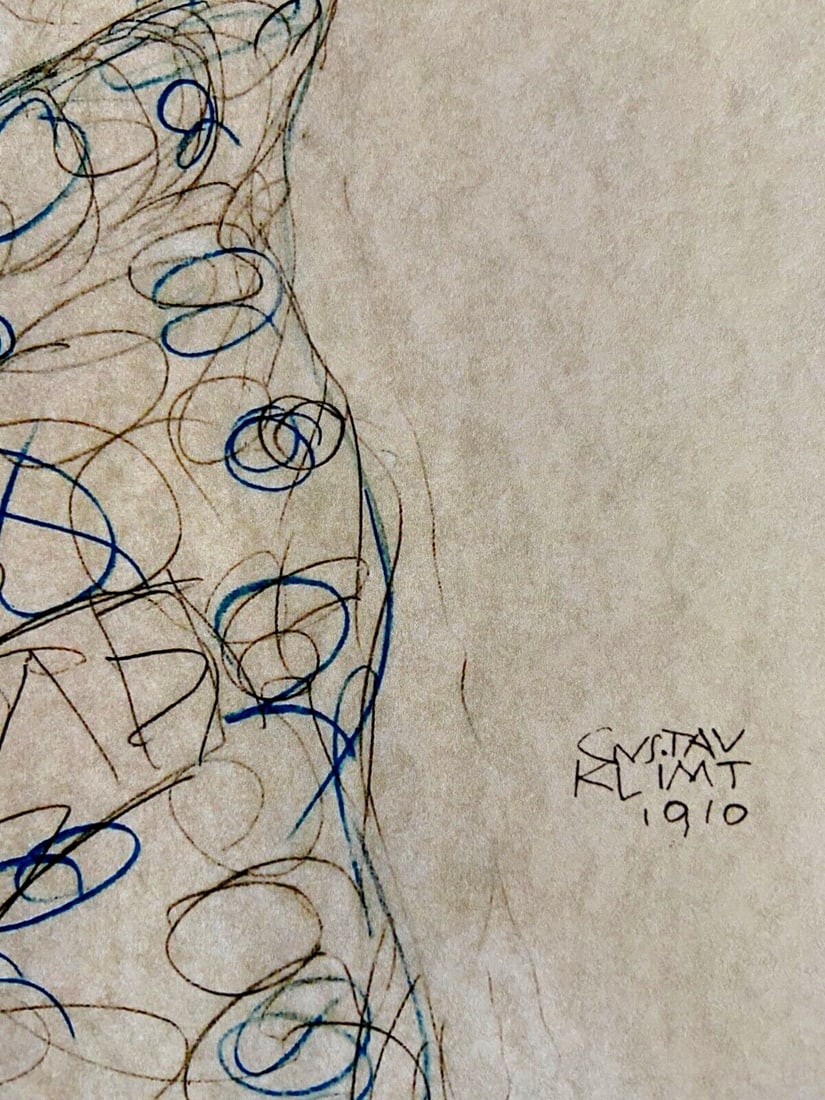 Numbered Gustav Klimt Lithograph - 8