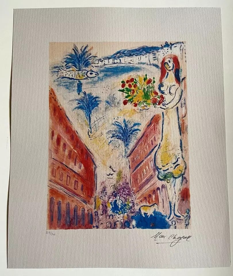 Marc Chagall Sorlier Lithograph # - 2