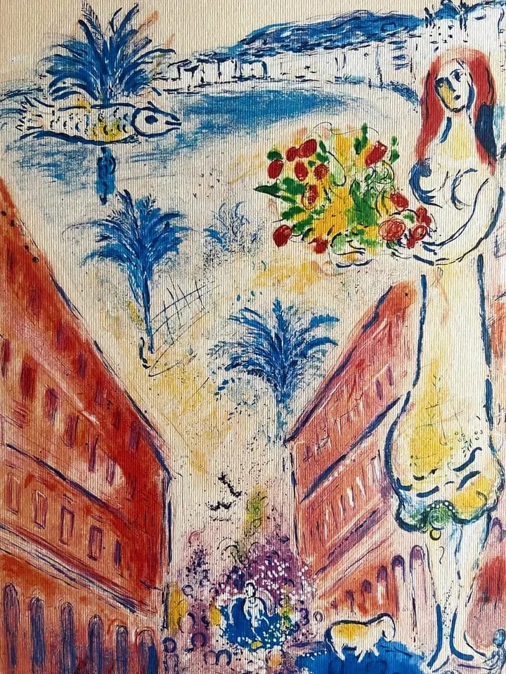 Marc Chagall Sorlier Lithograph # - 3