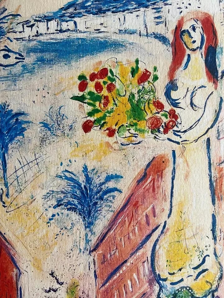 Marc Chagall Sorlier Lithograph # - 4