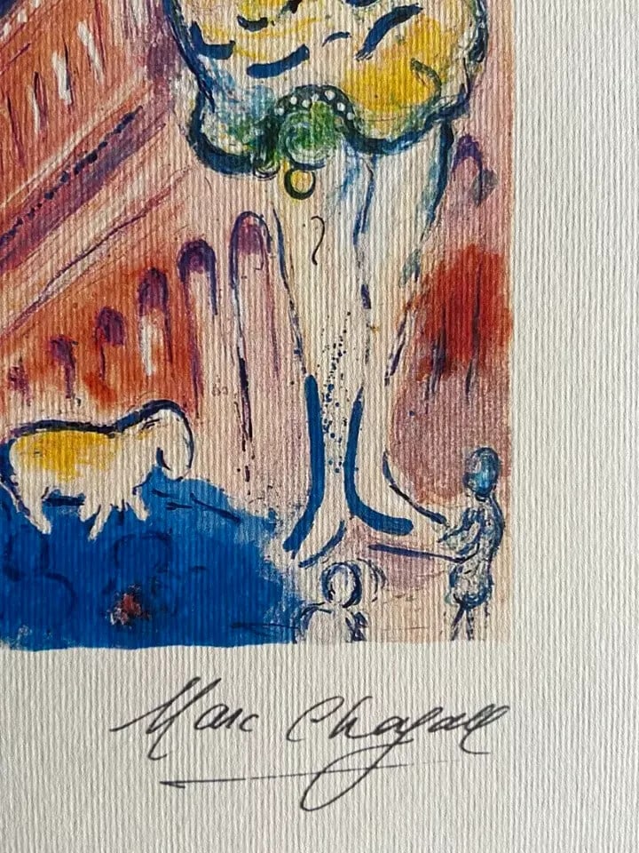 Marc Chagall Sorlier Lithograph # - 6