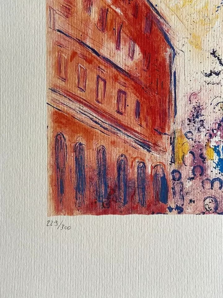 Marc Chagall Sorlier Lithograph # - 7