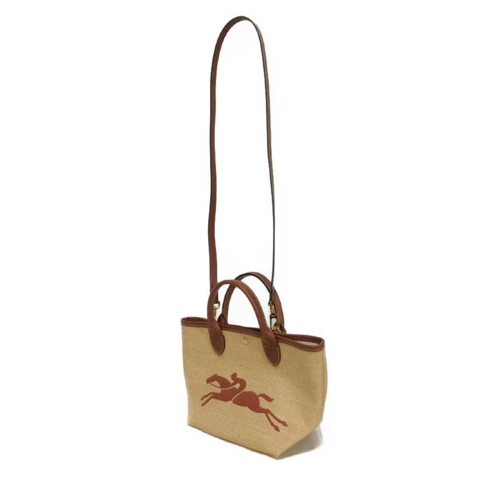 Canvas Longchamp Shoulder Bag - 3