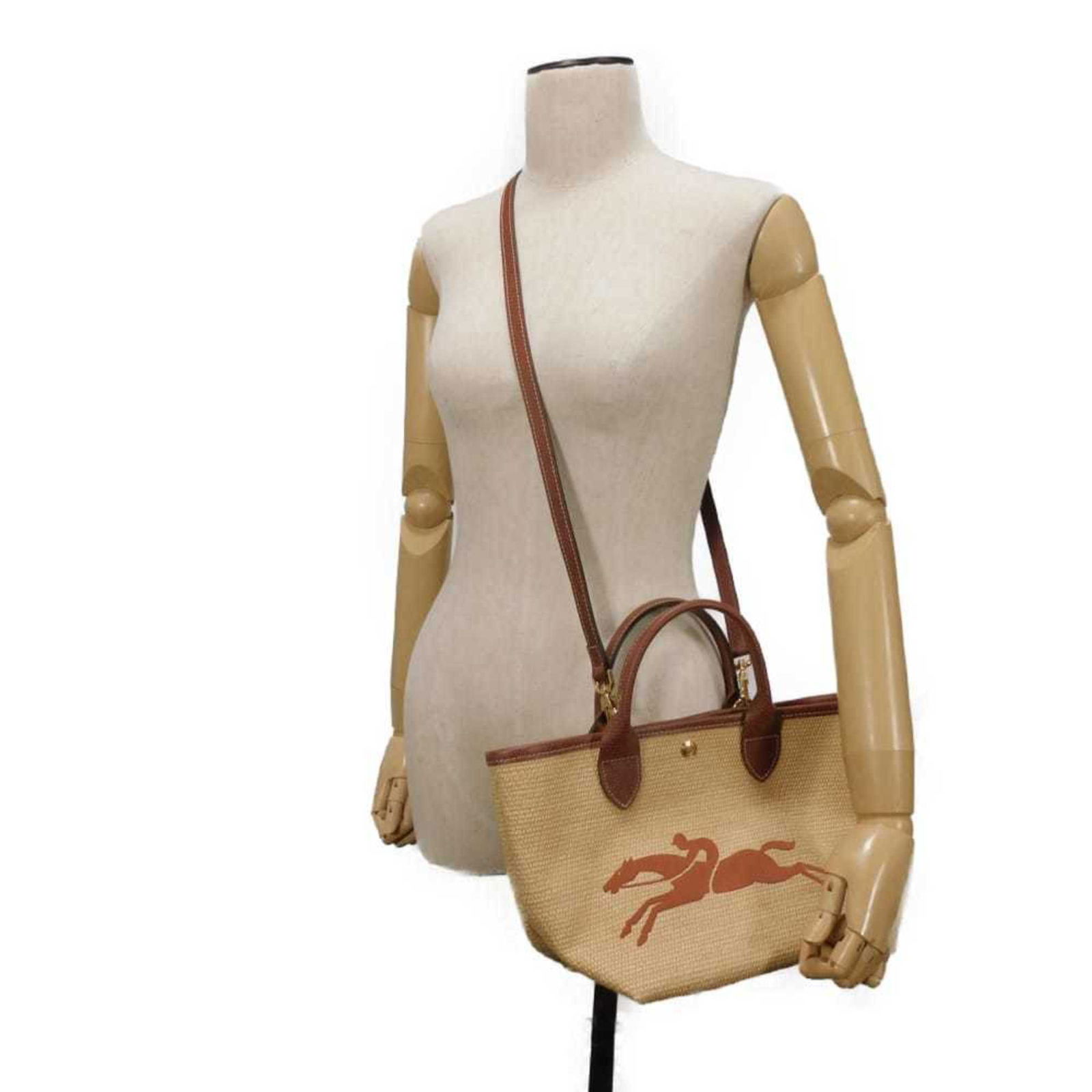 Canvas Longchamp Shoulder Bag - 4
