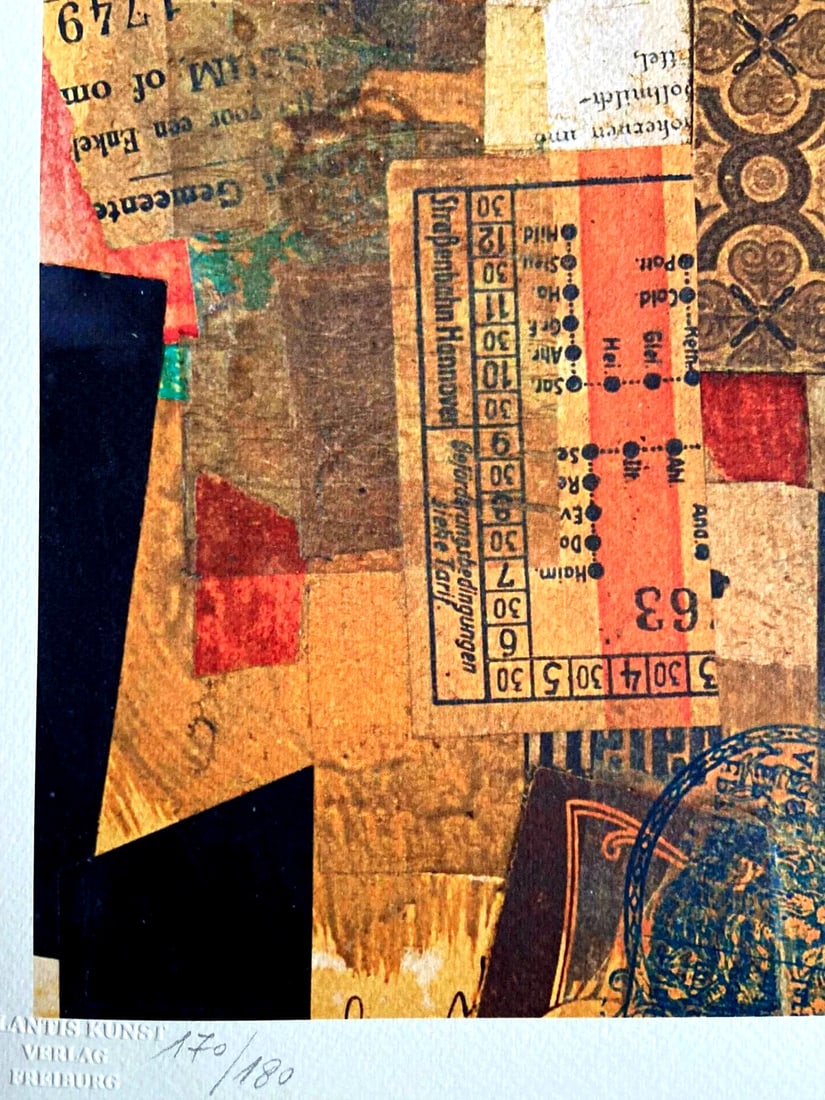 180ex Kurt Schwitters Lithograph - 5