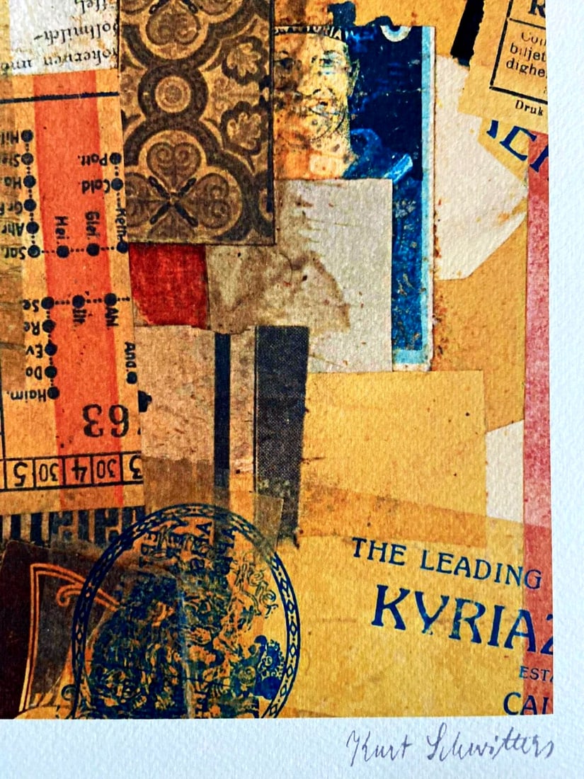 180ex Kurt Schwitters Lithograph - 6