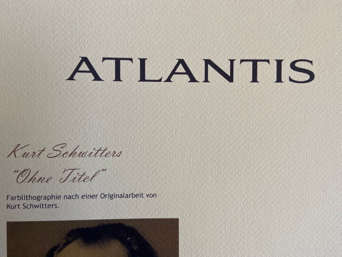 180ex Kurt Schwitters Lithograph - 8