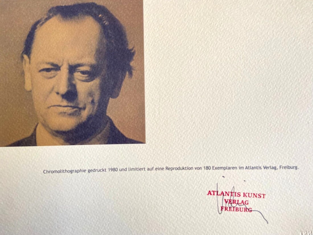 180ex Kurt Schwitters Lithograph - 9