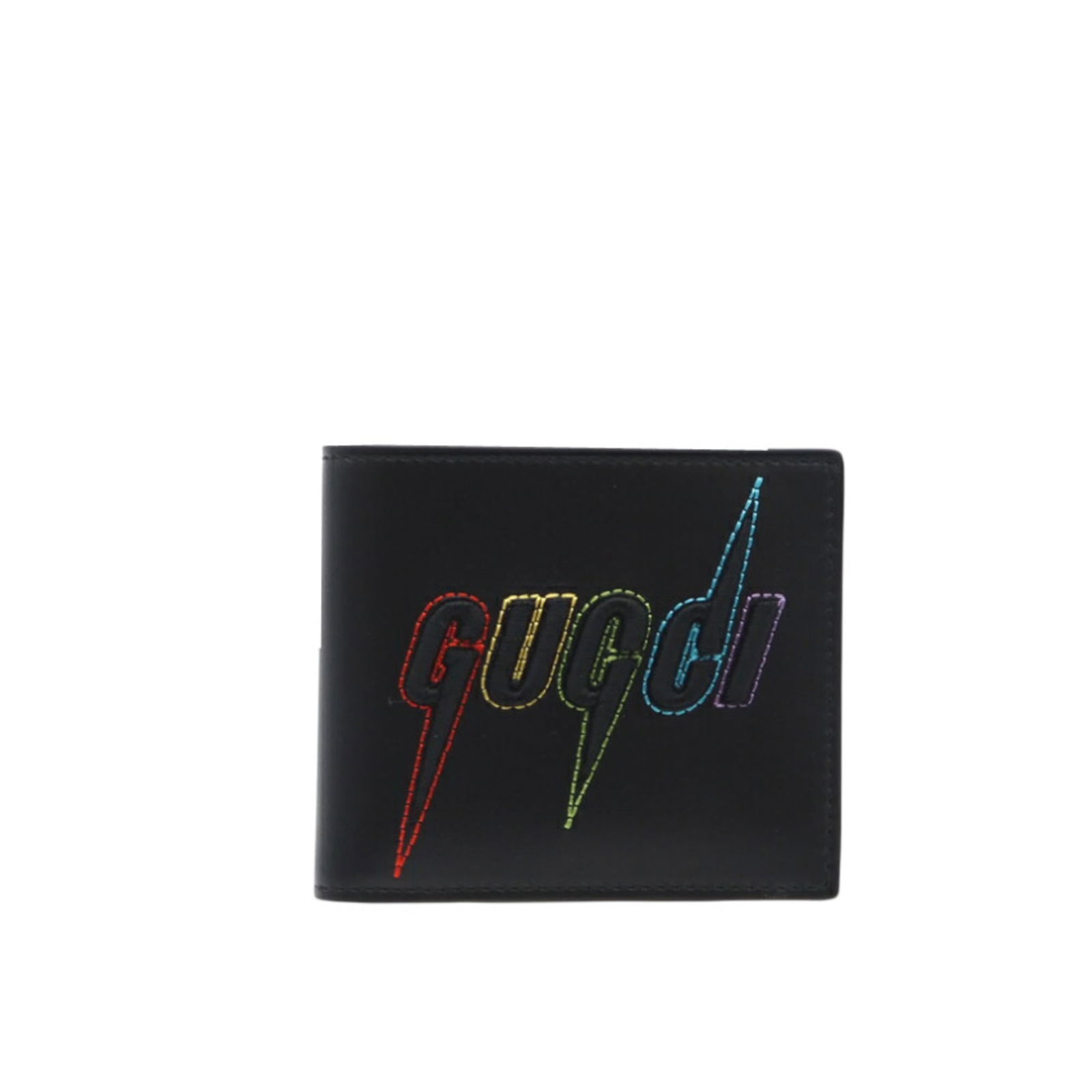 Leather Gucci Bill Wallet (Bi-Fold): Leather Gucci Bill Wallet (Bi-Fold) A sleek and sophisticated bi-fold wallet from Gucci, this black leather bill wallet boasts a classic design with clean lines and premium materials. With its slim