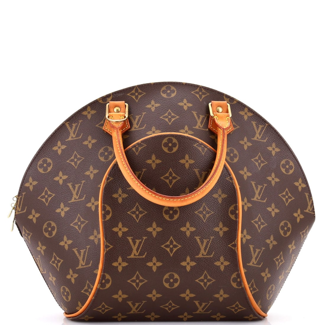 Louis Vuitton Ellipse Bag (Monogram Canvas) - MM: Louis Vuitton Ellipse Bag (Monogram Canvas) - MM A timeless and iconic Louis Vuitton Ellipse Bag, this MM model boasts the classic monogram canvas exterior in rich brown tones, perfectly balanced by