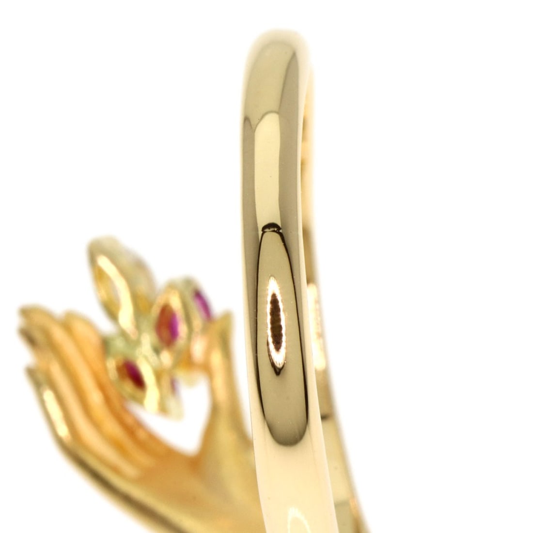 Carrera y Ruby Diamond Ring K18 Yellow Gold - 10