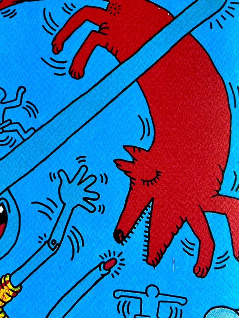 Numbered Keith Haring Lithograph - 4